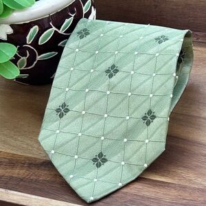 Valentino Silk Green Necktie